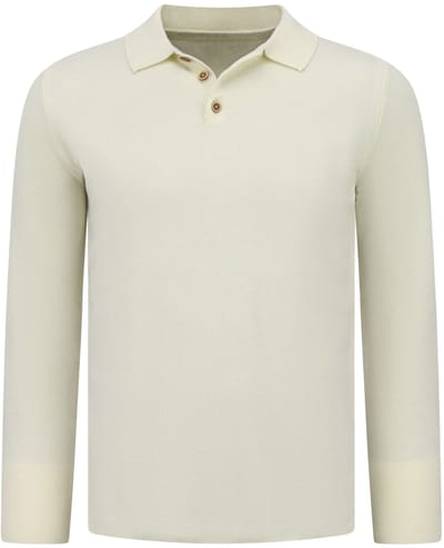 Trui Heren - Nette Mannen Truien met Polo Kraag - 536 - Beige