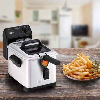 Friteuse - Frietpan - Lekkere friet bakken - Koude zone technologie - 4 Liter - Zilver