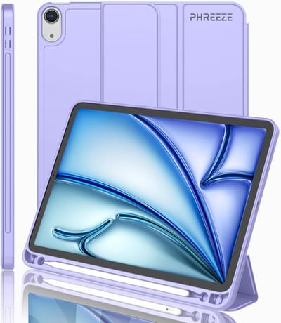Hoesje geschikt voor iPad Air 11 2024/2025/2023/2022 7/6 generatie Hoes Smart Cover Inklapbaar Standaard Pencil Vakje