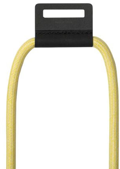 Native Union, Sling Nekkoord Geschikt voor Apple iPhone 13 Pro Max Clic Lock Hoesje - Verstelbaar Nylon, Geel