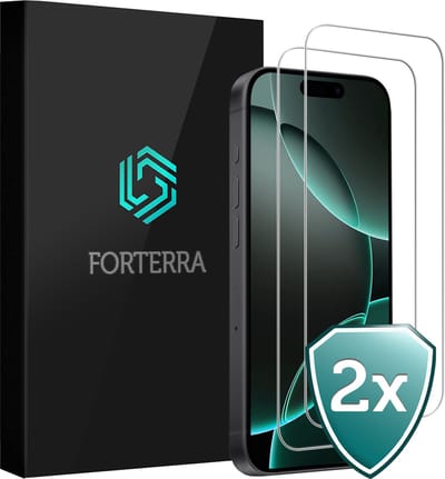 Screenprotector 2 Stuks - Geschikt voor Apple iPhone 16 Pro - Volledige Dekking - Beschermglas - Gehard Glas - Tempered Glass - Screen Protector