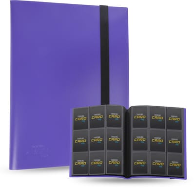 TradingCardPro® Verzamelmap Kaarten – A4 Binder - Geschikt voor Pokémon kaarten – 360 Kaarten – 20 Pagina’s – 9 Pocket – Paars