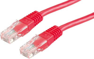 VALUE Patchkabel Cat.6 UTP (Class E), rood, 5 m