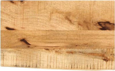 Tafelblad Massief Mangohout met Natuurlijke Rand 50x30x3,8 cm