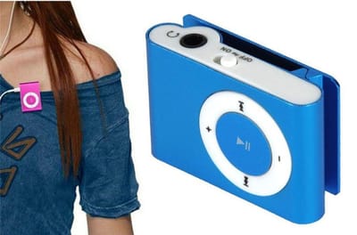 Mini MP3-speler - compatibel met Micro SD-kaart - verschillende kleuren van hoge kwaliteit Roze