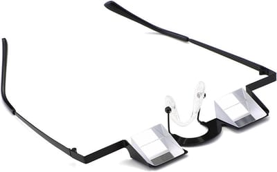 Prismabril - Leesbril - Ontspannen lezen - 90 graden prisma - 598 inch - Zilver