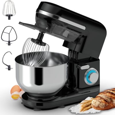 Core® Mixer met mengkom - Mixer - Mixer met mengkom keukenmachine - Zwart - ‎37cm x 24cm x 32cm