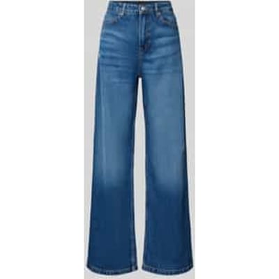 Wide fit jeans van een mix van katoen en lyocell, model 'THERMALENE'