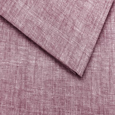 ZO! Home Lino laken katoen rood - 160x290 - prachtige uitstraling - ademende en zachte stof