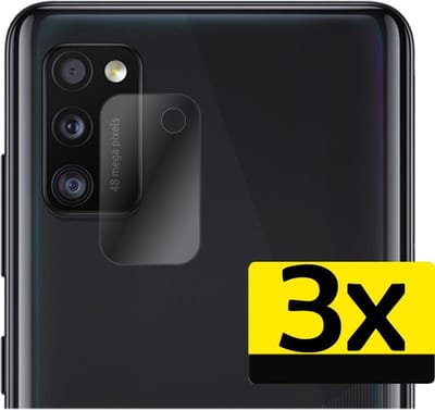 Camera Lens Protector - Geschikt voor Samsung Galaxy A41 - 3 Stuks - Camera Screenprotector - Beschermglas - Gehard Glas - Tempered Glass - Screen Protector