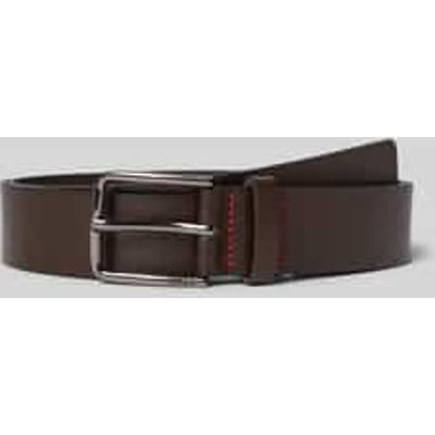 HUGO Leren Riem Gerik Sz35 Leather Belt W90 Dark Brown Donkerbruin