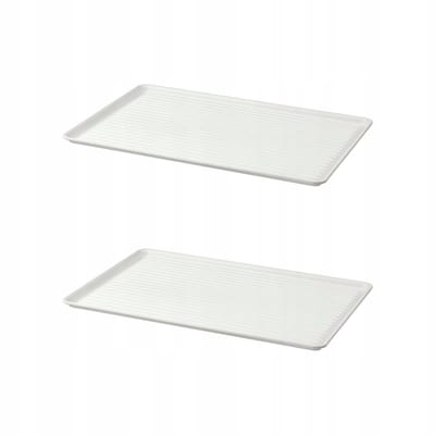 VALVARDAD 2-delige Afdruiprek - Wit/Gegalvaniseerd Metaal 52x35 cm
