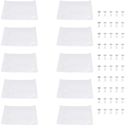 10 Stuks Kattenkrab Meubelbeschermer Transparant PVC Kattenkrab Meubelbeschermer Tape voor XXL white