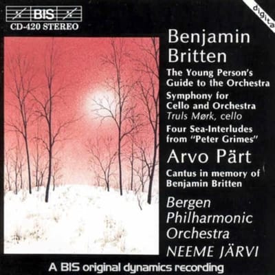 Bergen Philharmonic Orchestra, Neeme Järvi - The Young Person's Guide To The Orchestra | Symphony For Cello And Orchestra (CD)
