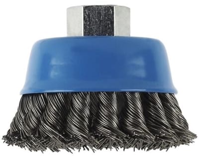 Bosch - Komstaalborstel voor haakse en rechte slijpmachines - gegolfde draad, vermessingd, 75 mm 75 mm, 0,5 mm, 12500 o.p.m.