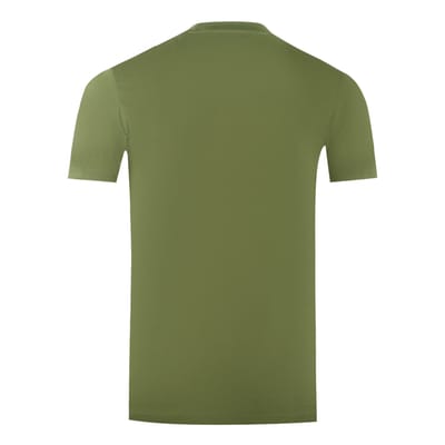 Aquascutum London Aldis Brand Logo Army Green T-Shirt