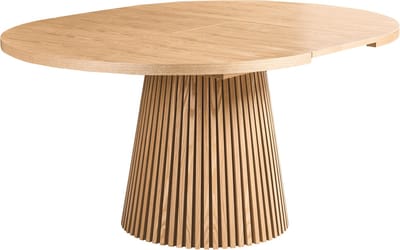 MOORE - Uitschuifbare eettafel - Bruin - 120/160 x 75 cm - MDF