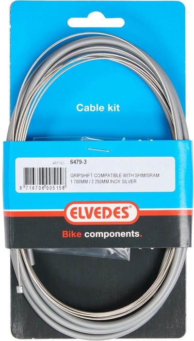 Elvedes Kabelkit voor Nexus 3 en Derailleur - RVS - Zilver - 1.7m/2.25m