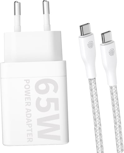 65w USB C oplader 1 meter - Oplader / Adapter geschikt voor MacBook Air M1 M2 M3 A2337 A2681 A3113 - Power Delivery