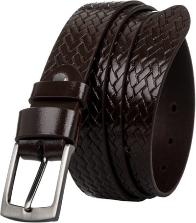 M LEDEREN RIEM WAS PLW-R-15 95 Bruin