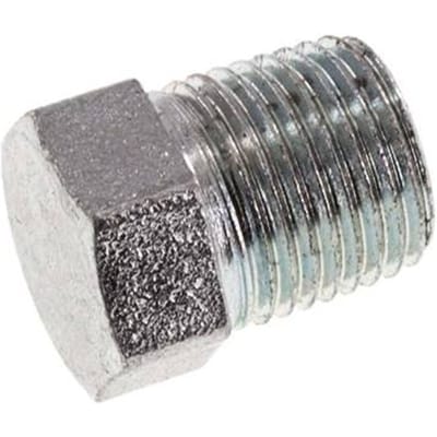 1/8'' NPT Buitendraad Verzinkt Stalen Plug met buitenzeskant 345 Bar [2 Stuks]