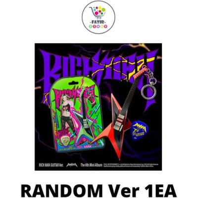 RICH MAN GUITAR Ver AESPA 6e Mini Album Rich Man No POB Random black