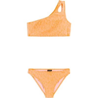 Protest PRTCita JR - Bikini set Meisjes - One shoulder - Normale pasvorm - Uitneembare vulling - Oranje