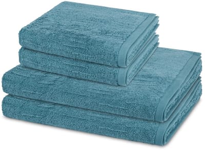 Ross Sonstiges 2 X handdoek 2 X douchehanddoek - in set 4 pack Premium