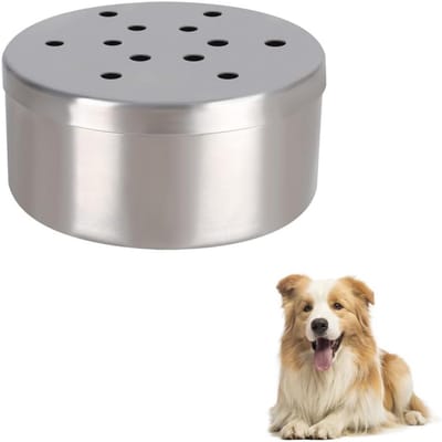 Geurtrainingsdoos voor Hond: RVS Snuffelblik met Ventilatie voor Neuswerk en Zoekspelletjes