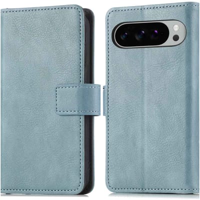 imoshion Hoesje - Geschikt voor Google Pixel 10 / 10 Pro - Luxe Bookcase - Lichtblauw