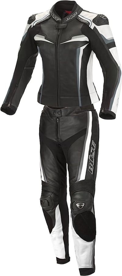 Büse Mille Dames Zwart Wit 2-Delig Motorpak - Racepak