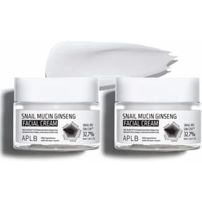 APLB - Snail Mucin Ginseng Facial Cream Set 2 pcs