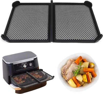 Siliconen Spatdeksel voor Airfryer en Multikoker, Bescherming tegen Vet en Spatten, Geschikt voor 10.4 L Modellen