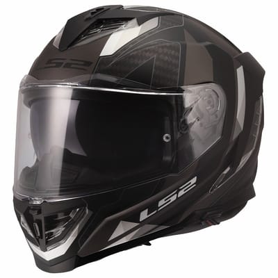 LS2 Helm Storm III Sporty FF818 zwart / grijs maat 3XL