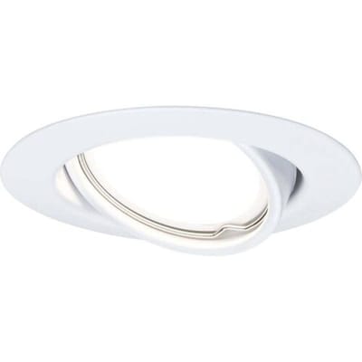 LED-inbouwlamp Base Enkele lamp zwenkbaar rond 90 mm 20° GU10 5W 350lm 230V 3000K Wit