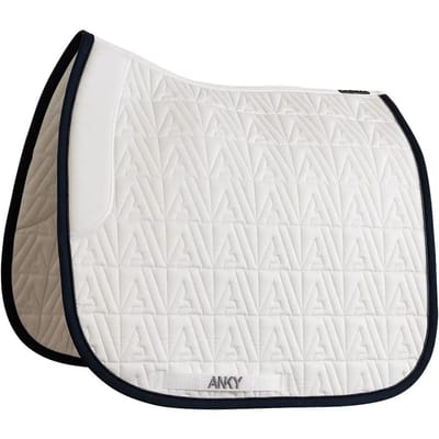 Anky Zadeldek Anky Twill Dressage Wit-donkerblauw