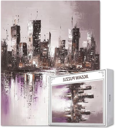 Legpuzzel - Puzzelspel Jigsaw - Ontspannen Tijdverdrijf - Gerecycled Karton - 70x50 cm - Abstract
