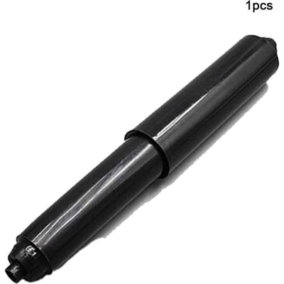 1 STKS Vervanging Toiletrol Papier As Wit Plastic Toiletrolhouder Roller Spil Inzetstuk Veer Voor Badkameraccessoire zwart