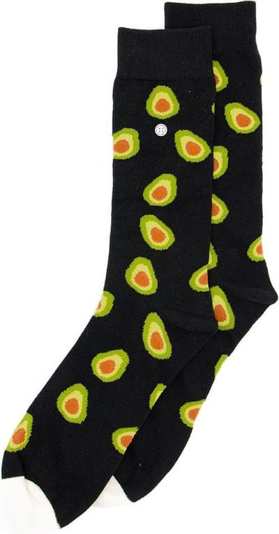 Alfredo Gonzales unisex sokken avocados zwart