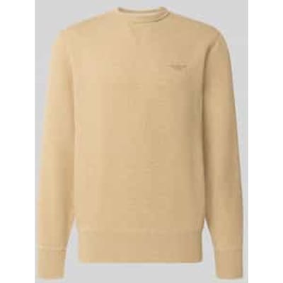Superdry Essential Stacked Logo Sweatshirt Beige 3XL Man