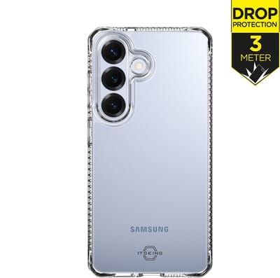 ITSKINS Doorzichtig Hoesje geschikt voor Samsung Galaxy S26 Plus Telefoonhoesje Flexibel TPU | ITSKINS Level 2 SpectrumClear R Backcover Shockproof | Doorzichtig Telefoonhoesje Galaxy S26 Plus | Schokbestendig Galaxy S26 Plus Telefoonhoesje | Anti