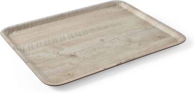 HENDI Dienblad melamine – houtnerf dessin – licht hout – 240x340 mm – krasbestendig