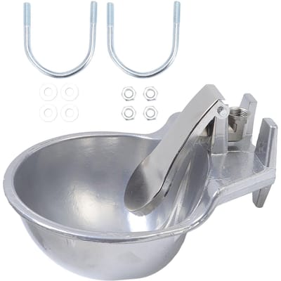Automatische Drinkbak voor Vee Roestvrij Staal Multifunctionele Drinkbak voor Vee Paardenwater gray