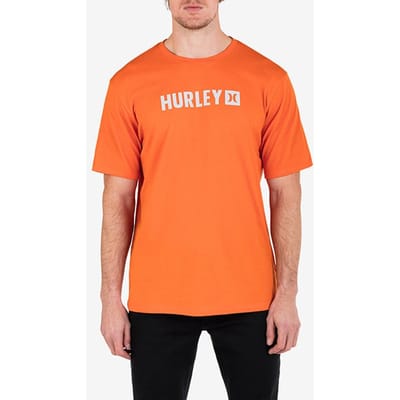 Hurley Evd The Box Short Sleeve Bengal Maat: S | T-shirts met Print Outlet | Heren | Oranje
