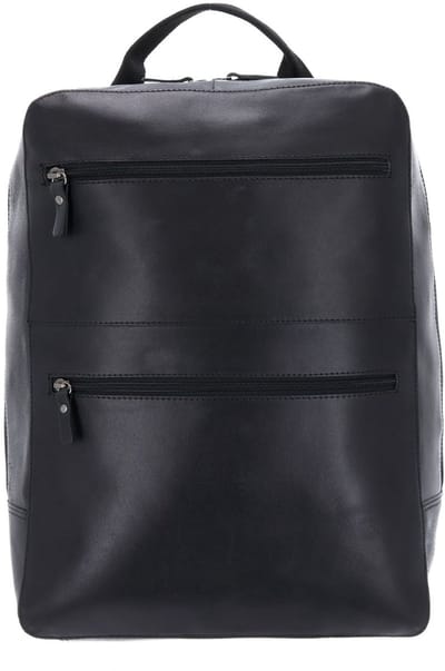 LEONHARD HEYDEN Leren laptop rugzak rugzak met laptopvak Dakota Business Rucksack 7551 Schwarz zwart