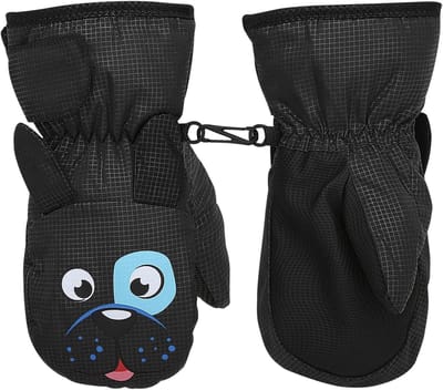Cosensi- Skihandschoenen Kind Waterdicht - Winterhandschoenen - Winddichte Handschoenen - Thermisch Warm - Fleece Binnenvoering - 6 cm Pols lengte