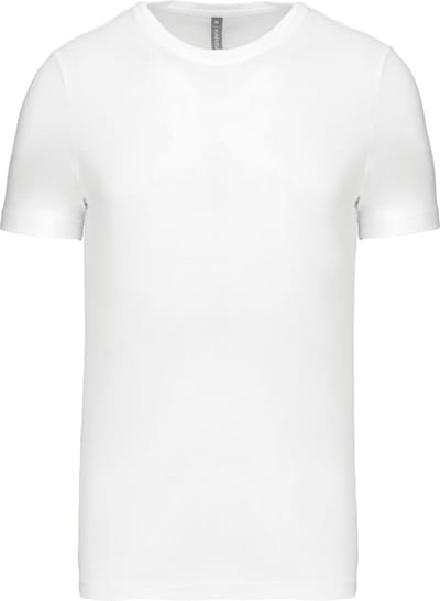 Kariban T-shirt ronde hals korte mouwen K356 - White - 4XL