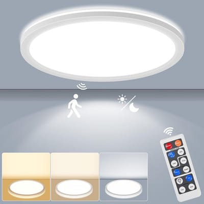 Plafondlamp met Bewegingssensor - Voor Keuken Slaapkamer Badkamer - Lamp Draadloos en Oplaadbaar - Woonverlichting
