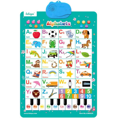 Kleuterschool Alfabet Kaart ideaal voor Kinderen Elektronisch Muur Praat Cijfer Leren Poster Interactief Peuter Speelgoed Cadeaus Kinderen