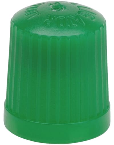 Wurth - Kunststof ventieldop, groen met afdichting - Kunststof ventieldop, groen met afdichting x 50 st